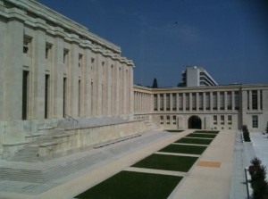 a long shot of a building