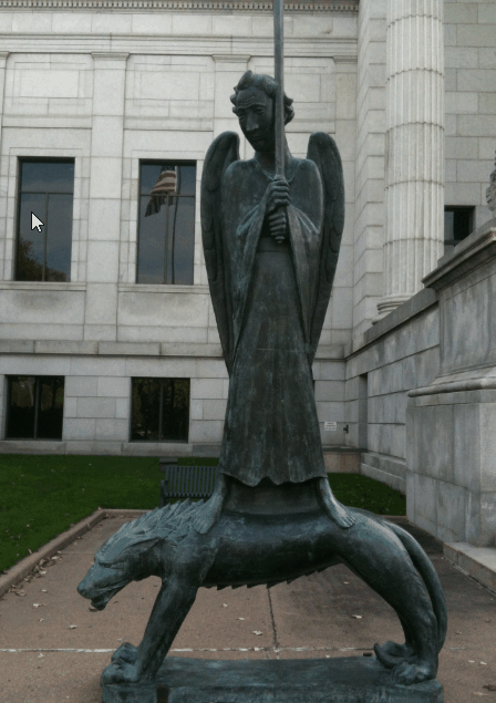 The Fighter of the Spirit by Ernst Barlach